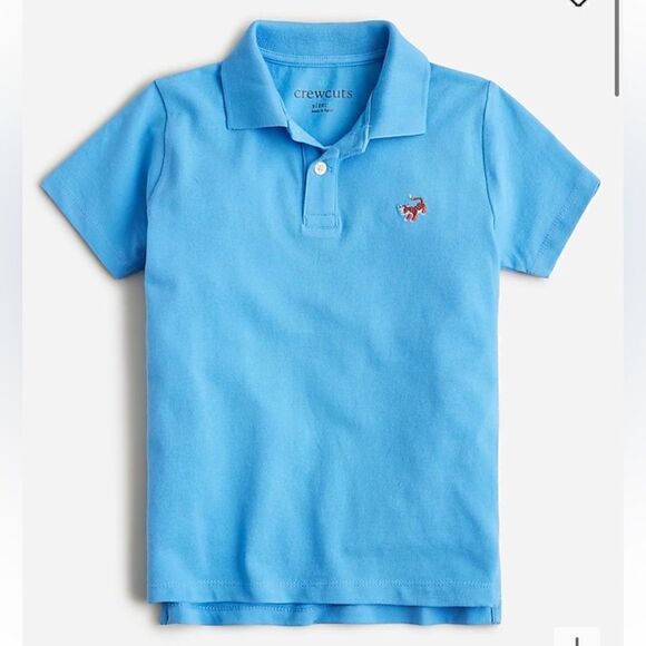 J. Crew Boys' short-sleeve critter polo shirt - Picture 1 of 4